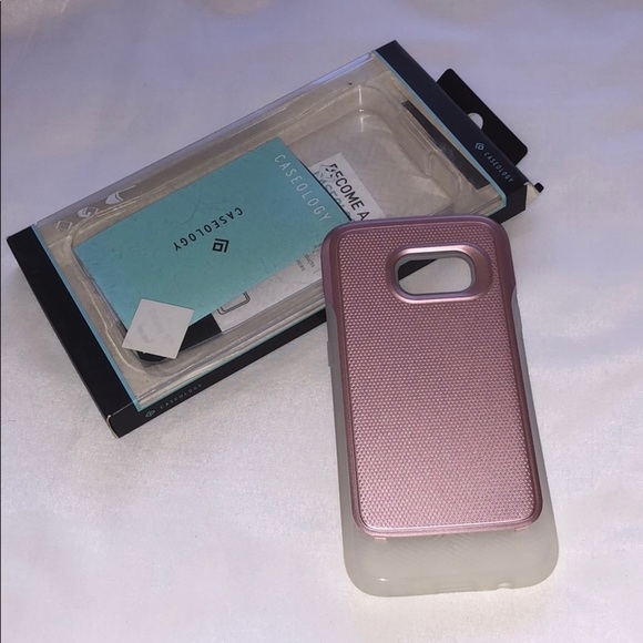 New Samsung Galaxy S7 Pink Clear Cell Phone Case - Picture 1 of 13